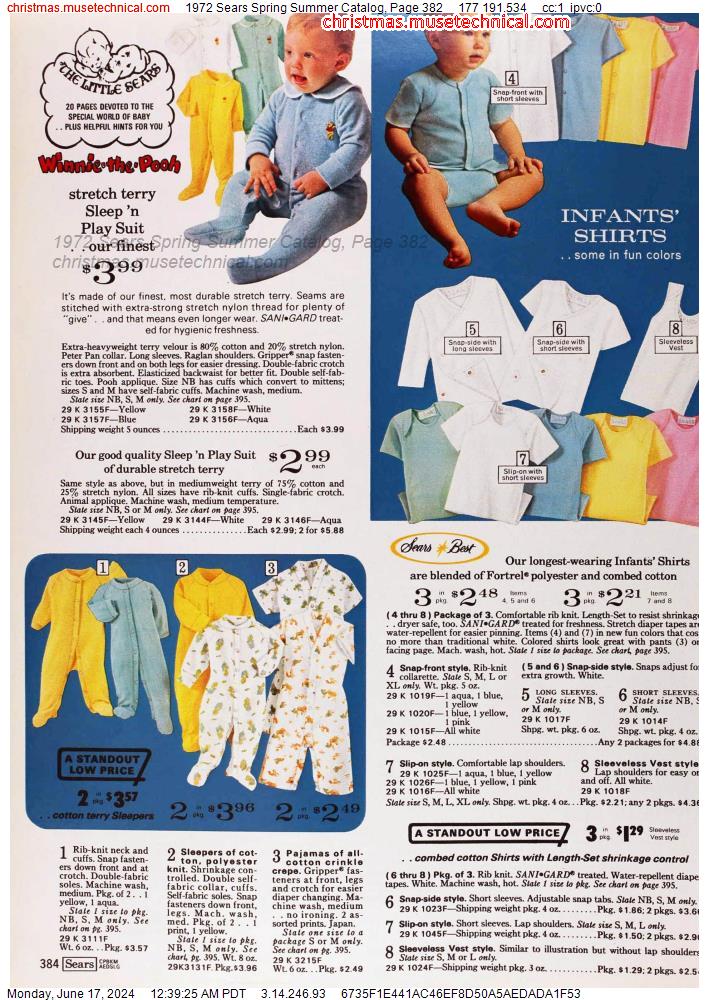 1972 Sears Spring Summer Catalog, Page 382