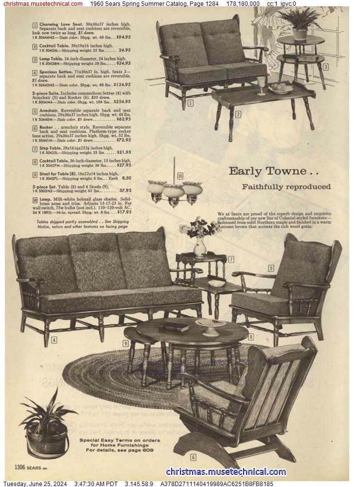 1960 Sears Spring Summer Catalog, Page 1284