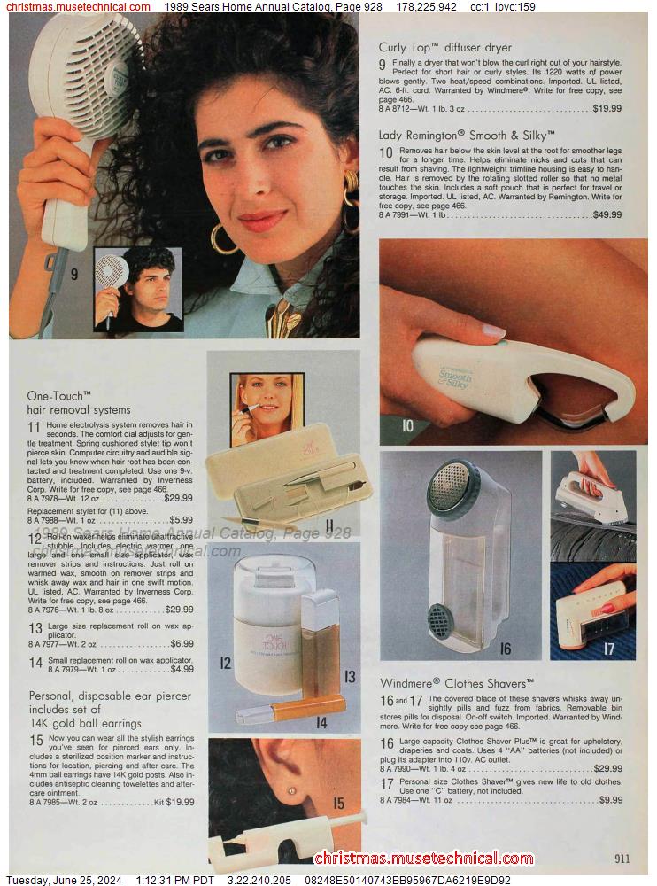 1989 Sears Home Annual Catalog, Page 928