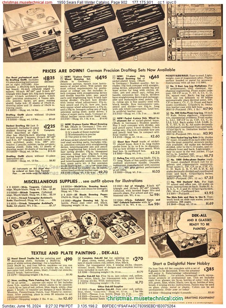 1950 Sears Fall Winter Catalog, Page 902