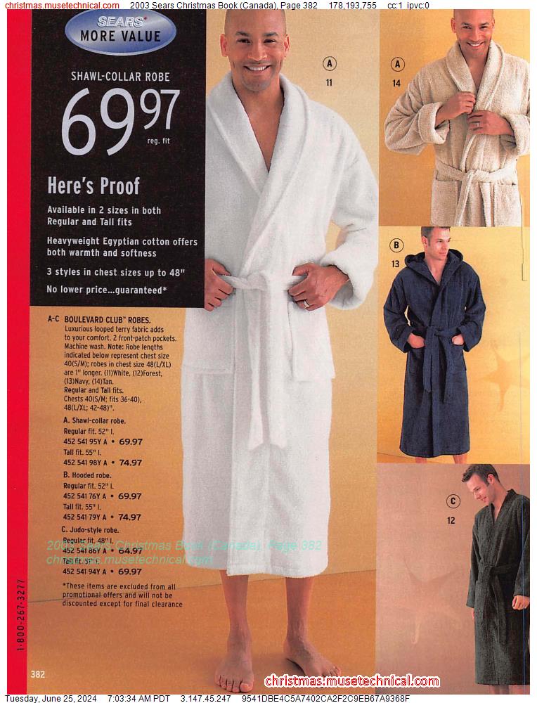 2003 Sears Christmas Book (Canada), Page 382