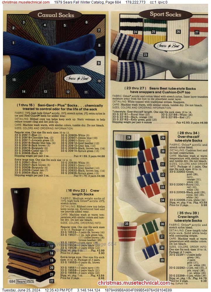 1979 Sears Fall Winter Catalog, Page 684