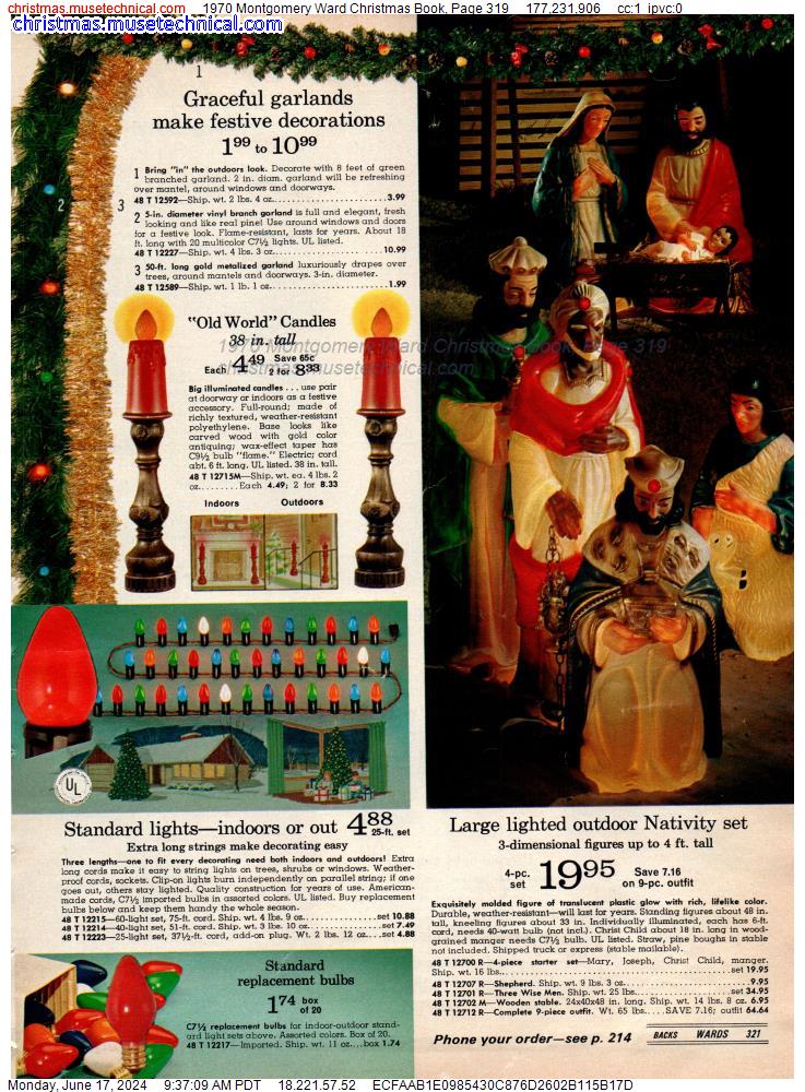 1970 Montgomery Ward Christmas Book, Page 319