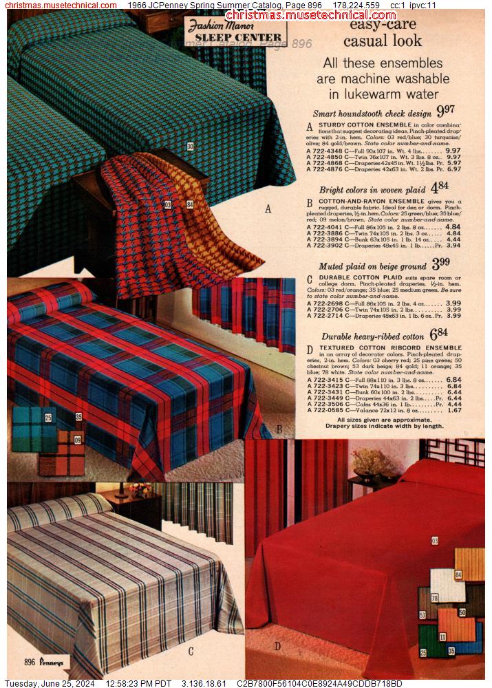 1966 JCPenney Spring Summer Catalog, Page 896