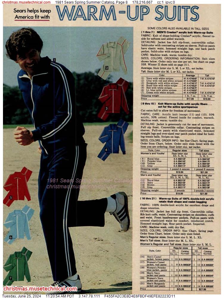 1981 Sears Spring Summer Catalog, Page 8