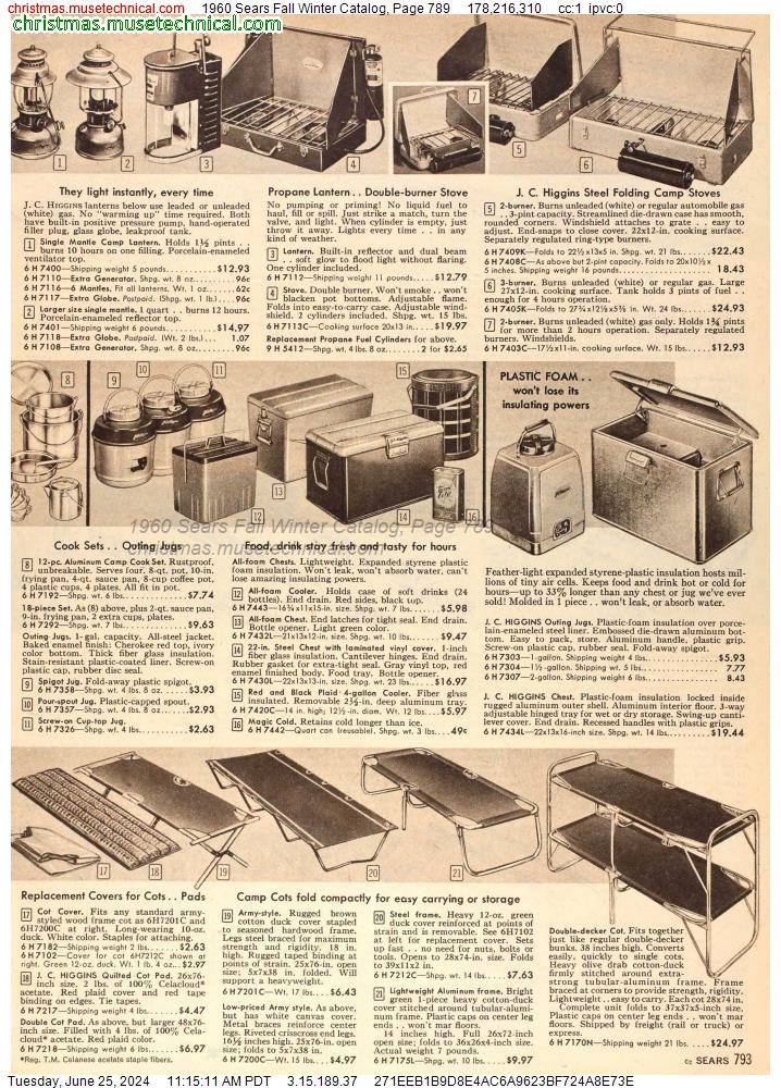 1960 Sears Fall Winter Catalog, Page 789