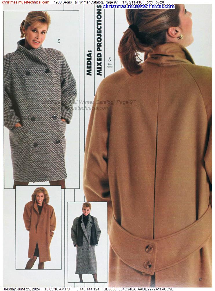 1988 Sears Fall Winter Catalog, Page 97