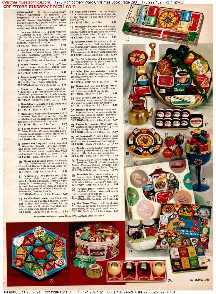 1970 Montgomery Ward Christmas Book, Page 293