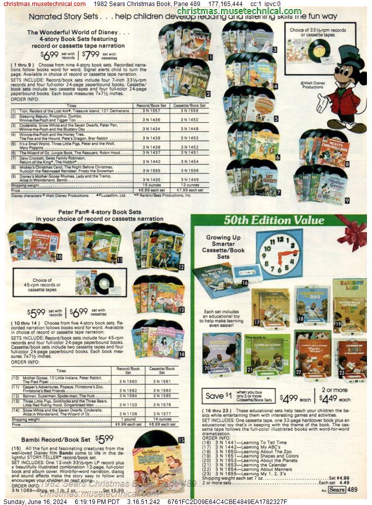 1982 Sears Christmas Book, Page 489
