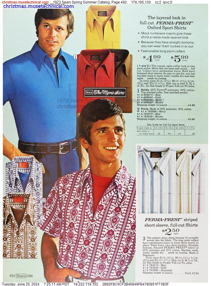 1973 Sears Spring Summer Catalog, Page 492