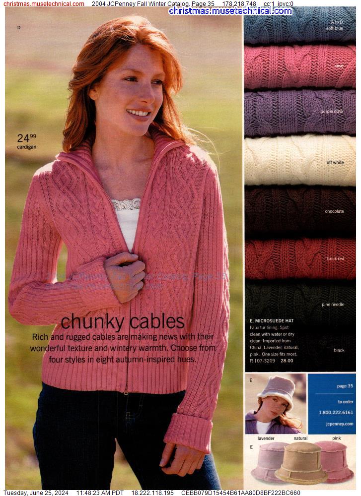 2004 JCPenney Fall Winter Catalog, Page 35