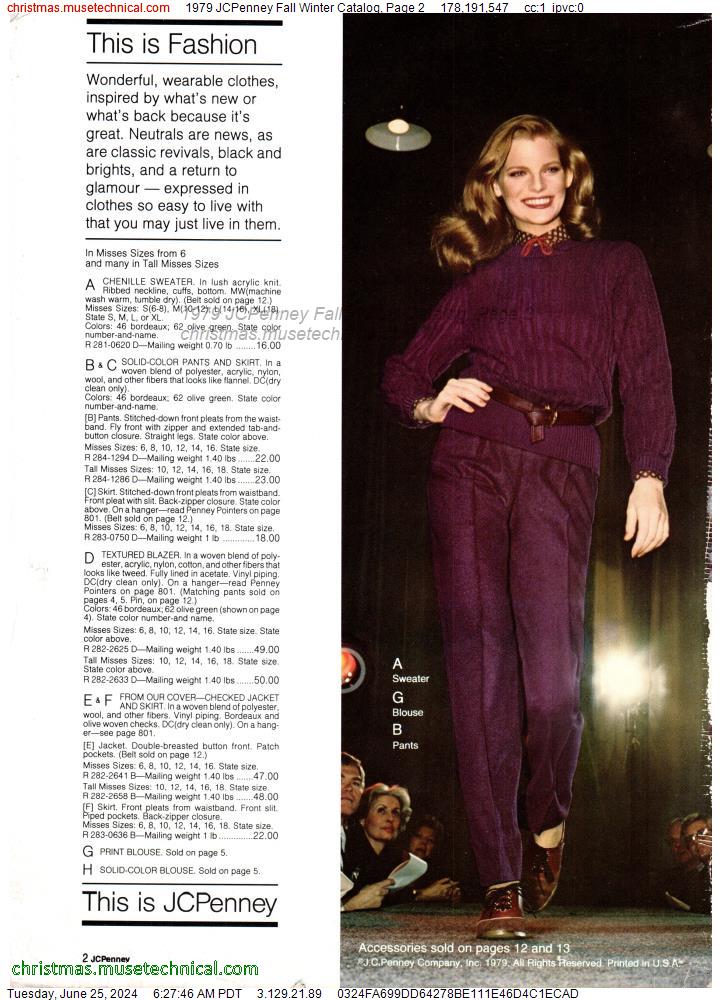 1979 JCPenney Fall Winter Catalog, Page 2