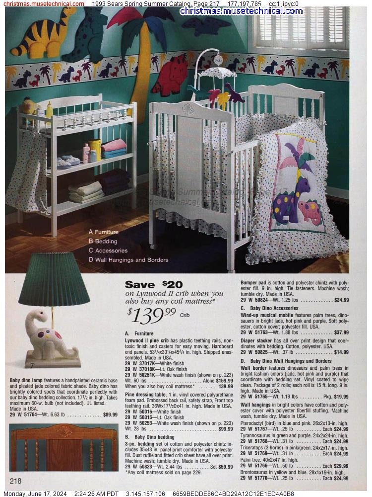1993 Sears Spring Summer Catalog, Page 217