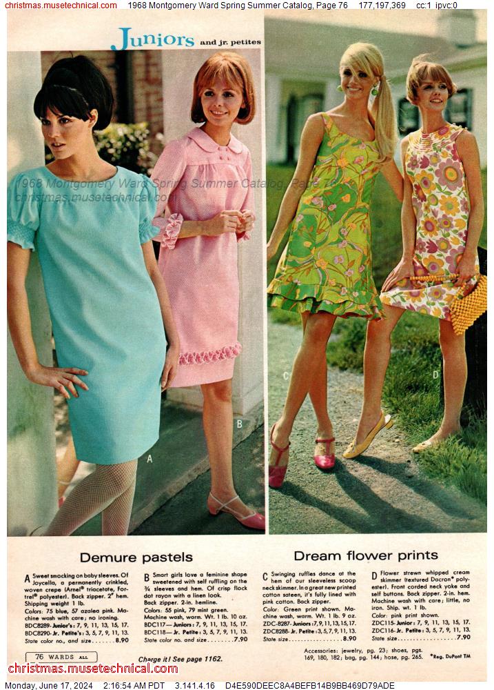 1968 Montgomery Ward Spring Summer Catalog, Page 76