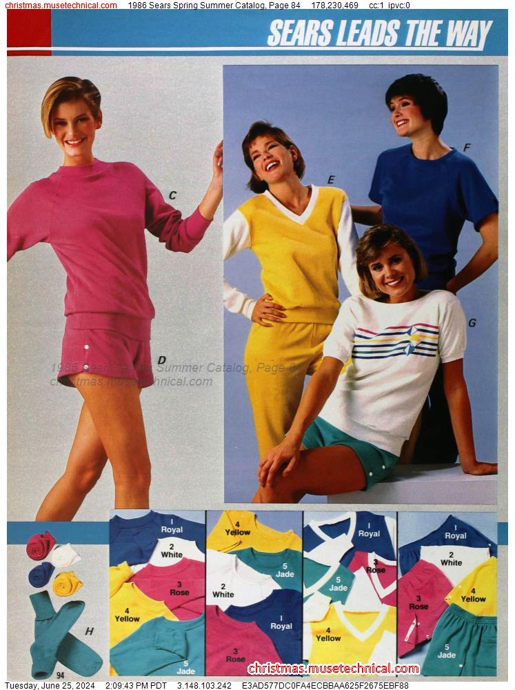 1986 Sears Spring Summer Catalog, Page 84