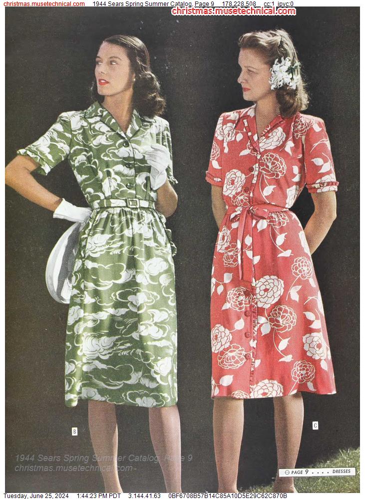 1944 Sears Spring Summer Catalog, Page 9
