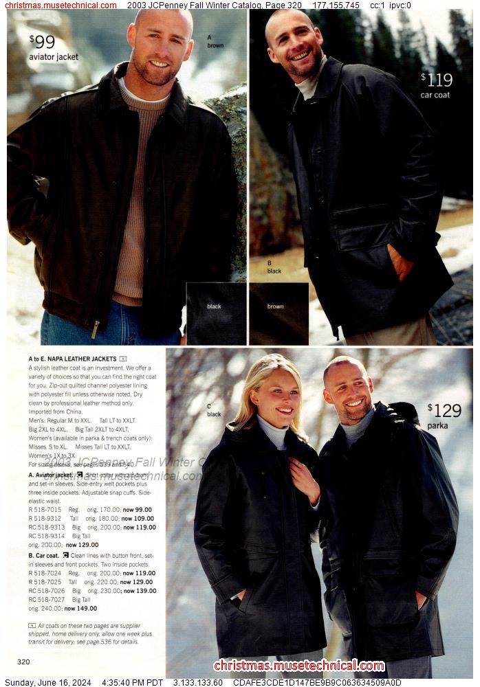 2003 JCPenney Fall Winter Catalog, Page 320