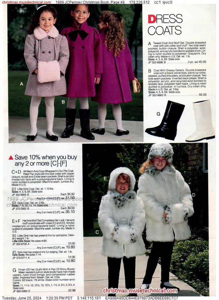 1989 JCPenney Christmas Book, Page 49