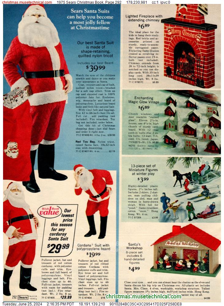 1975 Sears Christmas Book, Page 292