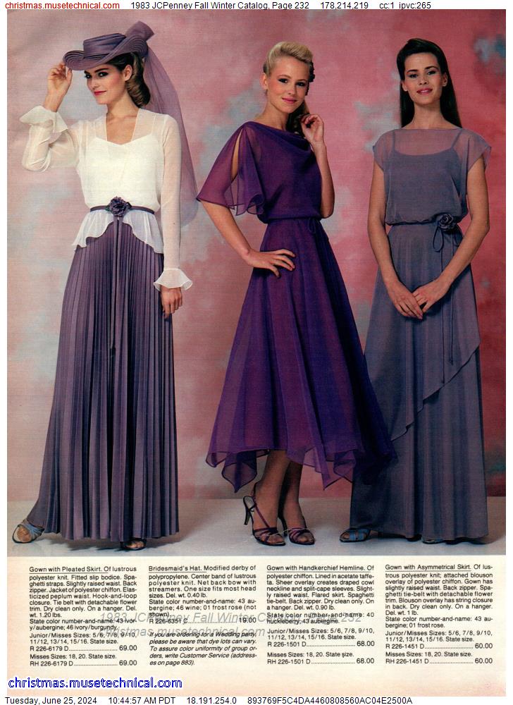 1983 JCPenney Fall Winter Catalog, Page 232