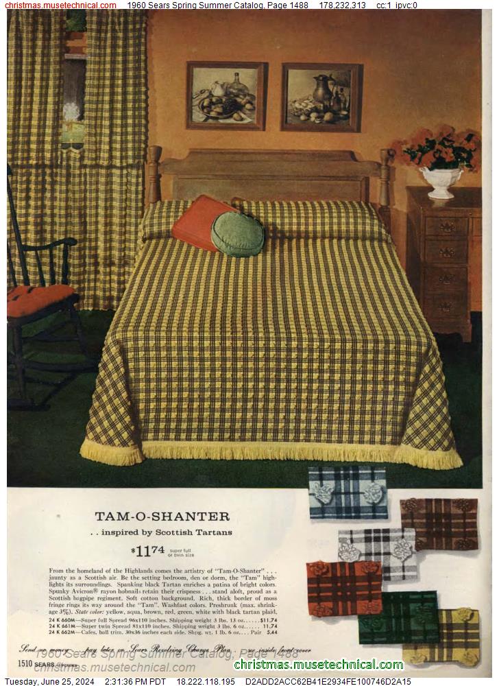 1960 Sears Spring Summer Catalog, Page 1488