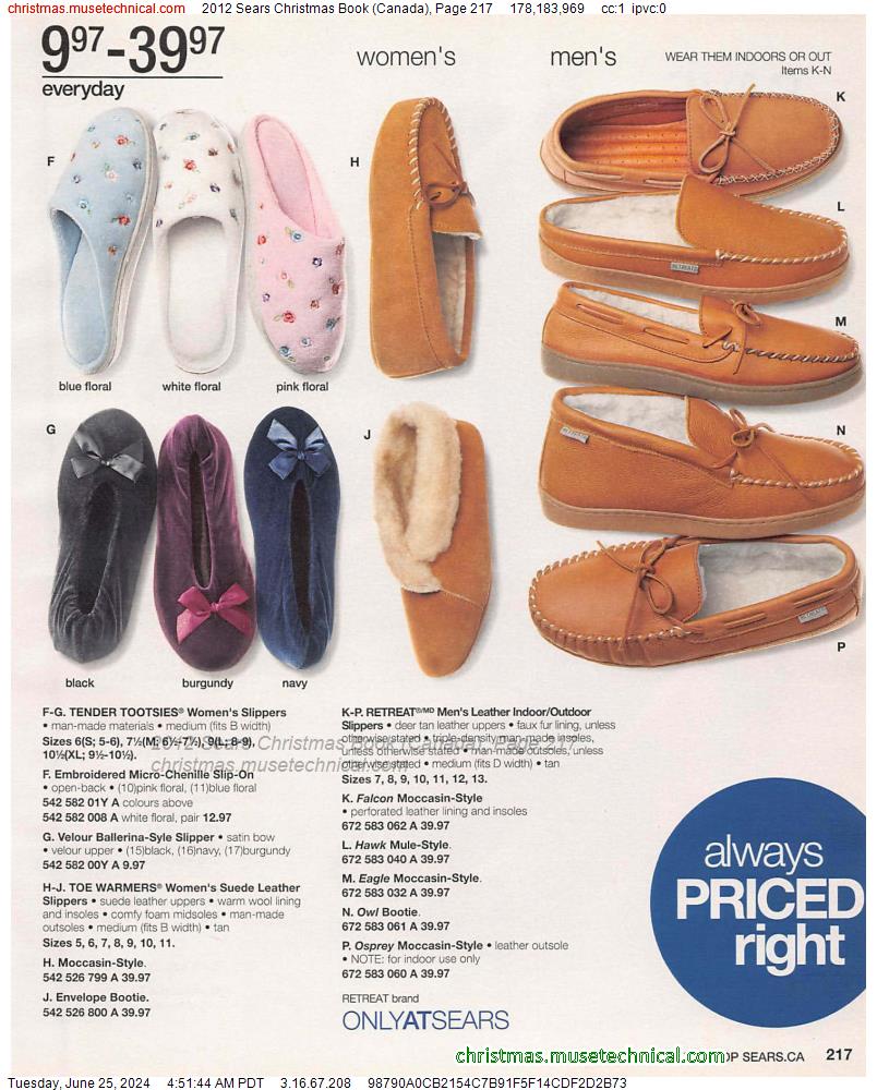 2012 Sears Christmas Book (Canada), Page 217