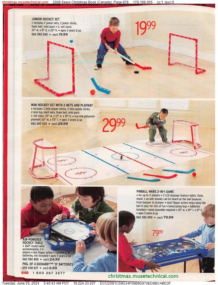 2008 Sears Christmas Book (Canada), Page 876