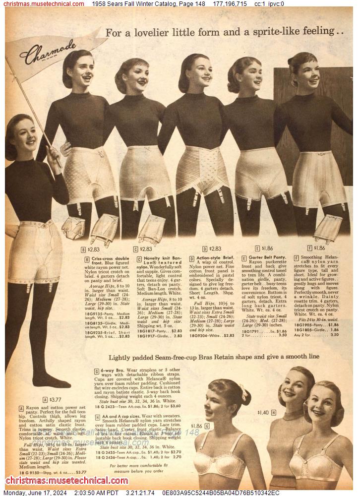 1958 Sears Fall Winter Catalog, Page 148