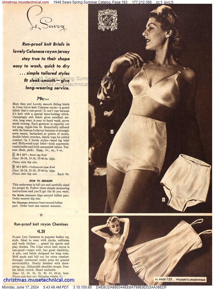 1946 Sears Spring Summer Catalog, Page 163
