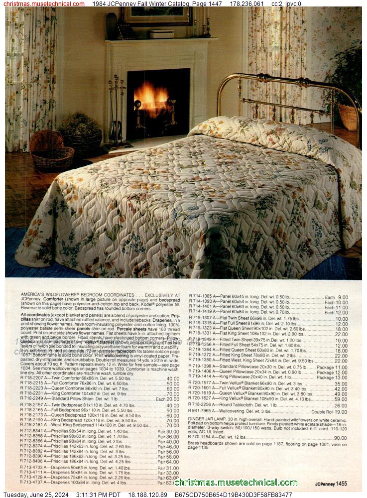 1984 JCPenney Fall Winter Catalog, Page 1447