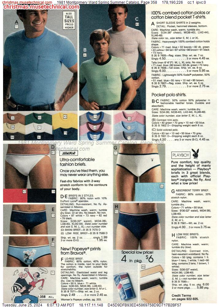 1981 Montgomery Ward Spring Summer Catalog, Page 358