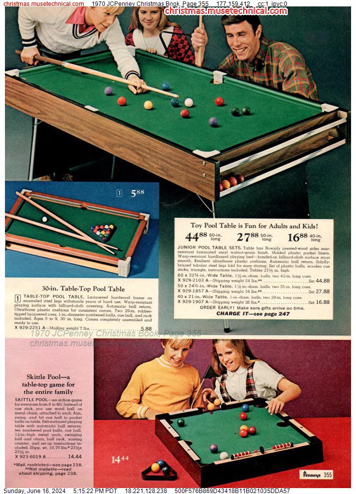 1970 JCPenney Christmas Book, Page 355
