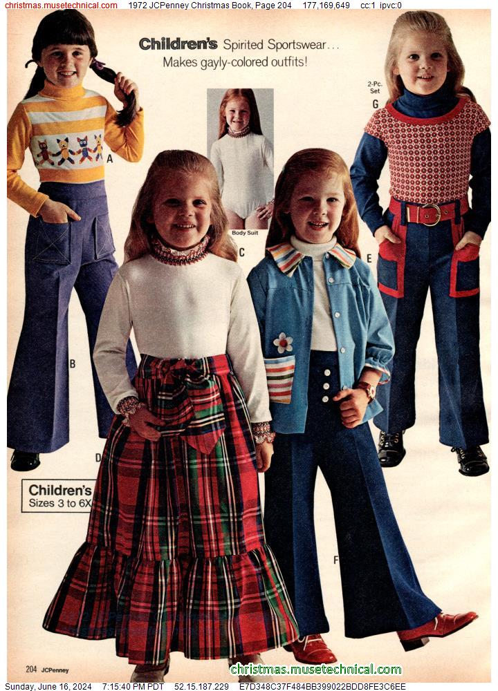 1972 JCPenney Christmas Book, Page 204