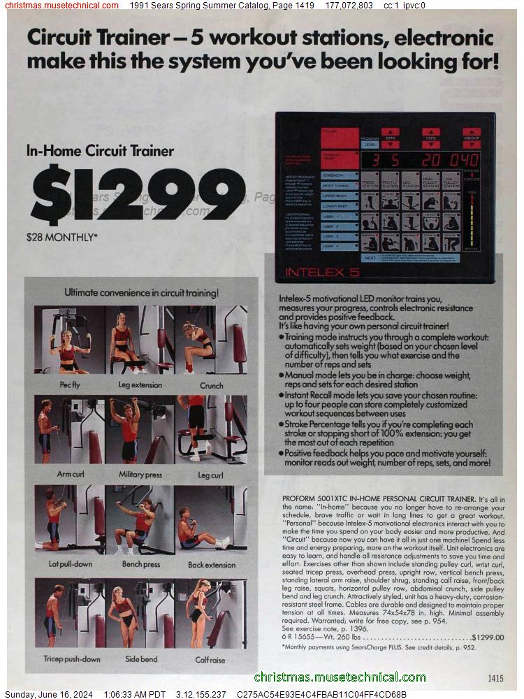 1991 Sears Spring Summer Catalog, Page 1419