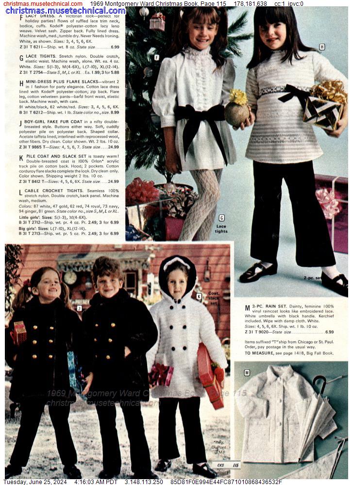 1969 Montgomery Ward Christmas Book, Page 115