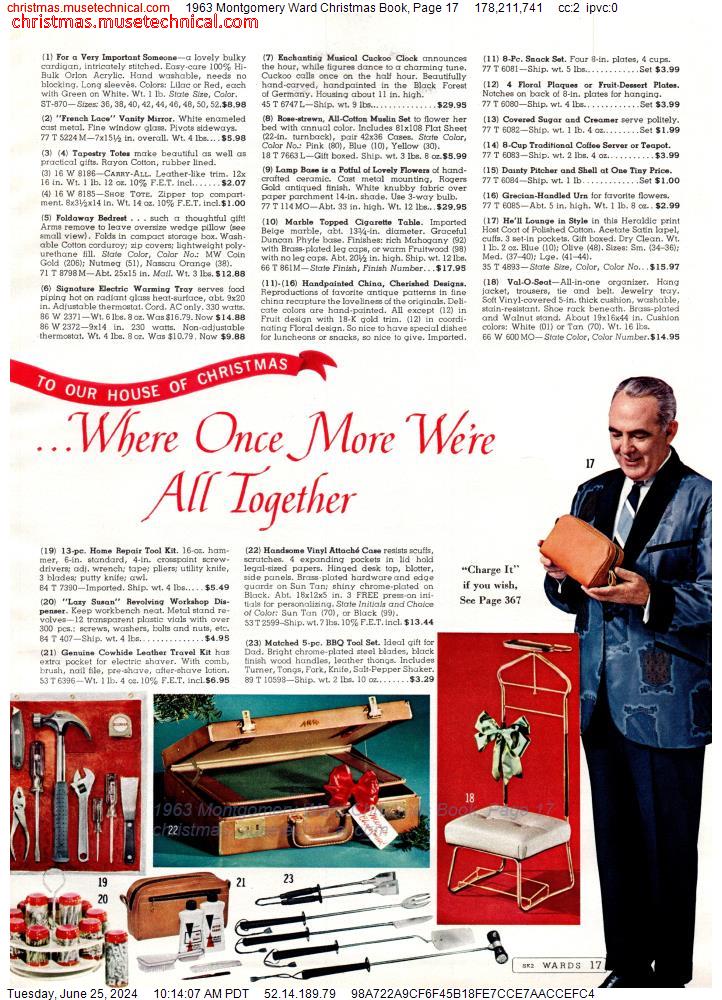 1963 Montgomery Ward Christmas Book, Page 17
