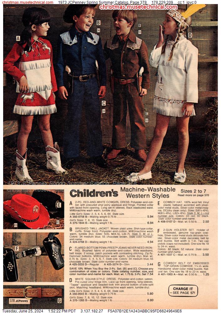 1973 JCPenney Spring Summer Catalog, Page 378