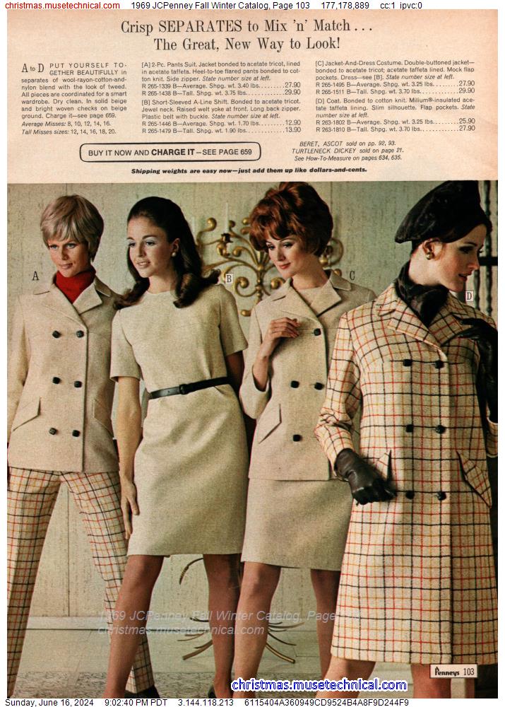 1969 JCPenney Fall Winter Catalog, Page 103