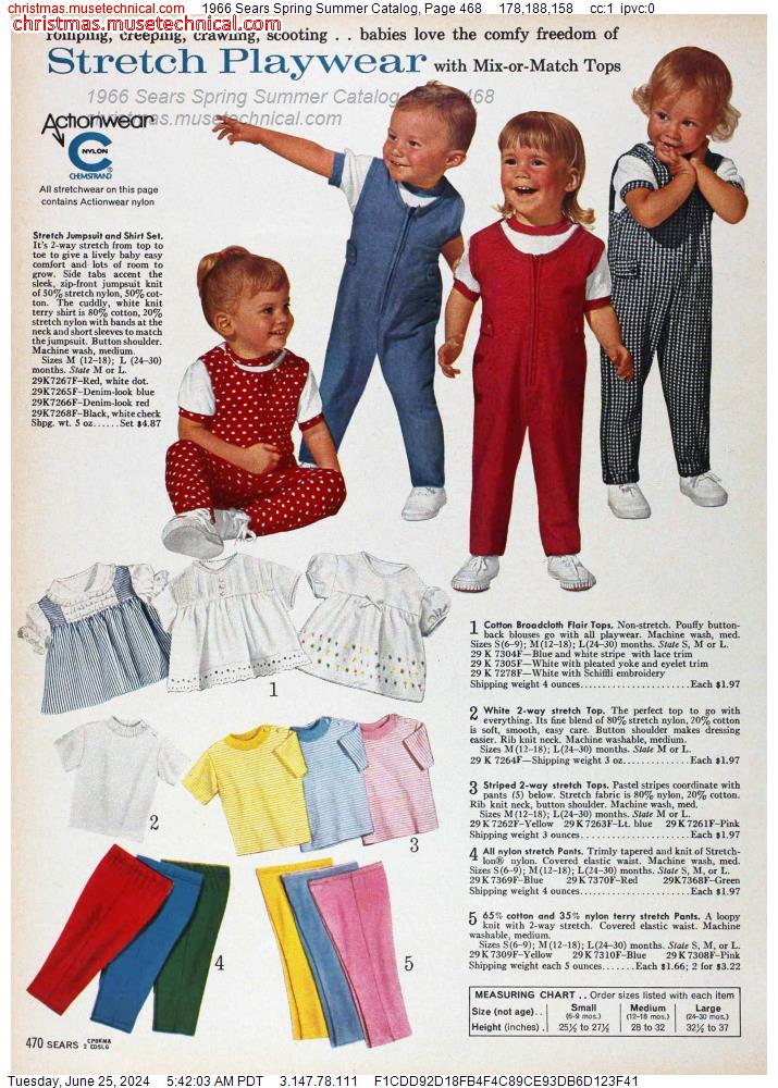 1966 Sears Spring Summer Catalog, Page 468