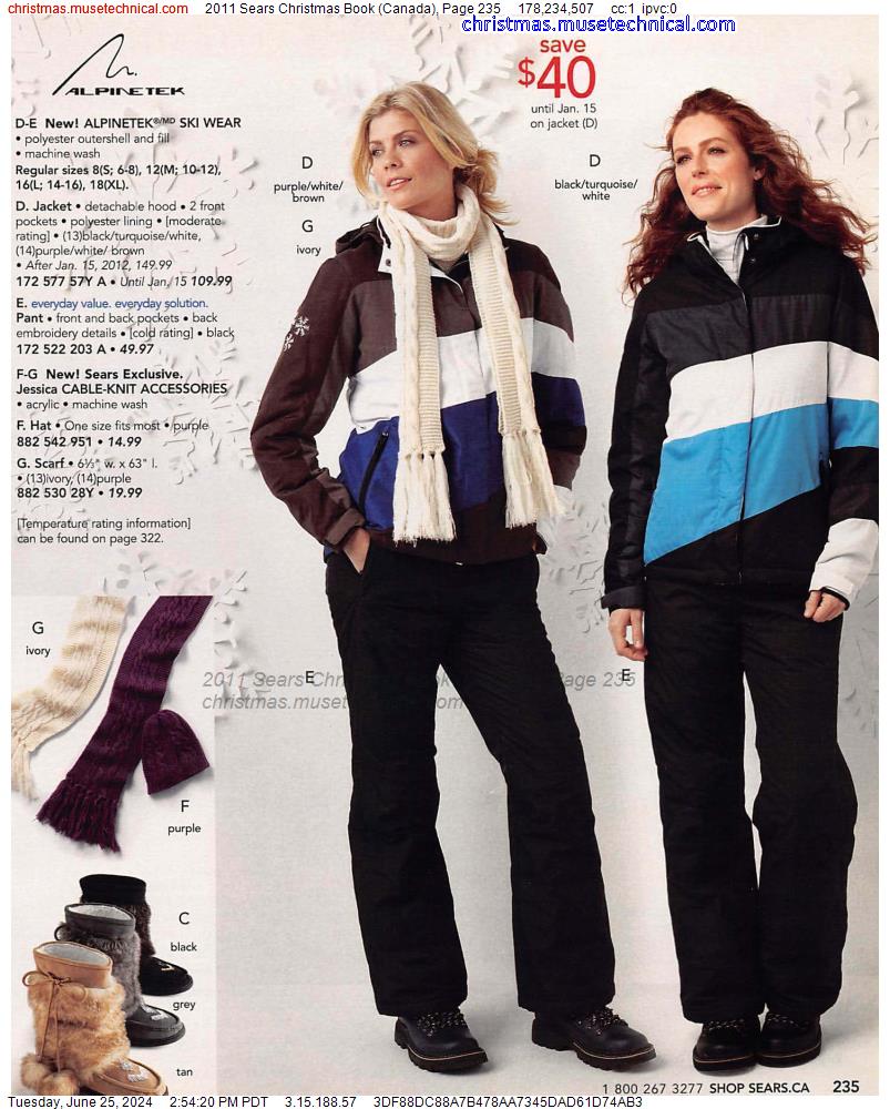2011 Sears Christmas Book (Canada), Page 235
