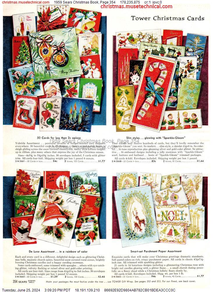 1959 Sears Christmas Book, Page 354