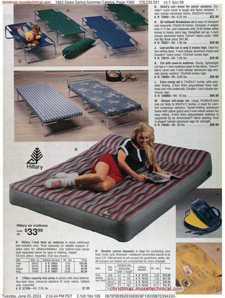 1993 Sears Spring Summer Catalog, Page 1366