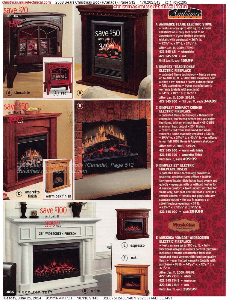 2008 Sears Christmas Book (Canada), Page 512