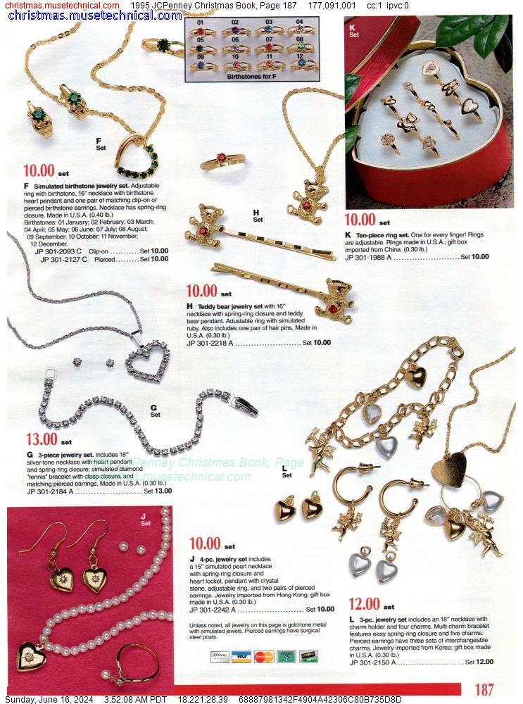 1995 JCPenney Christmas Book, Page 187