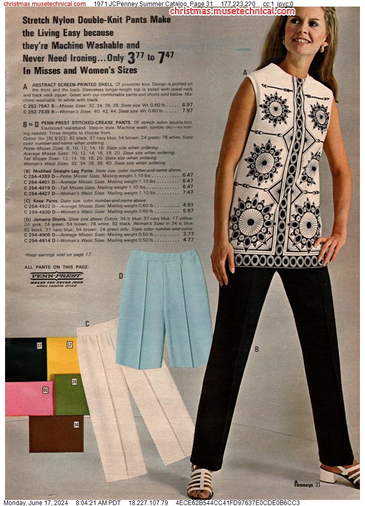 1971 JCPenney Summer Catalog, Page 31