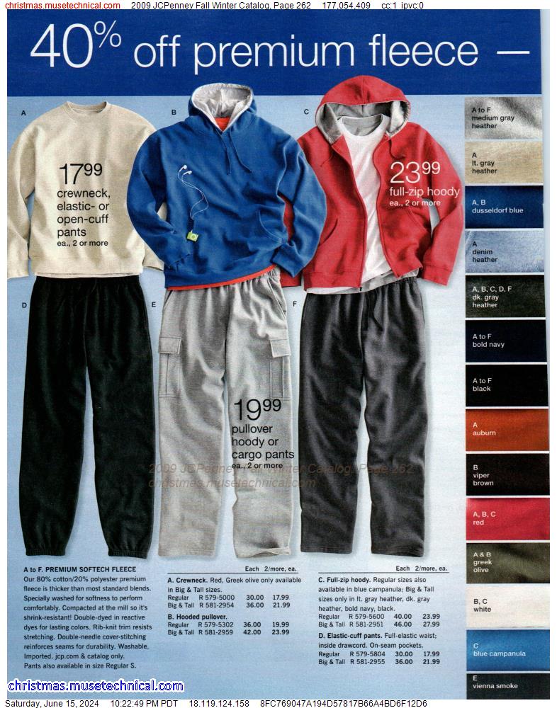 2009 JCPenney Fall Winter Catalog, Page 262