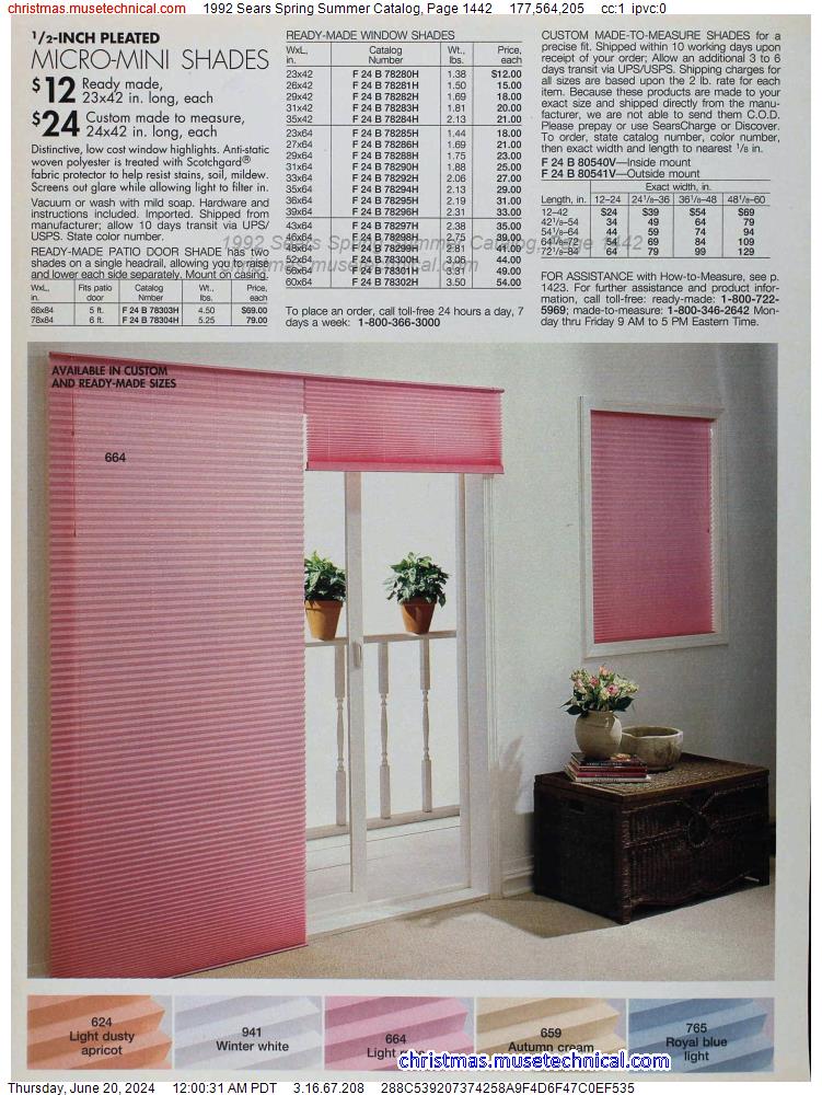 1992 Sears Spring Summer Catalog, Page 1442