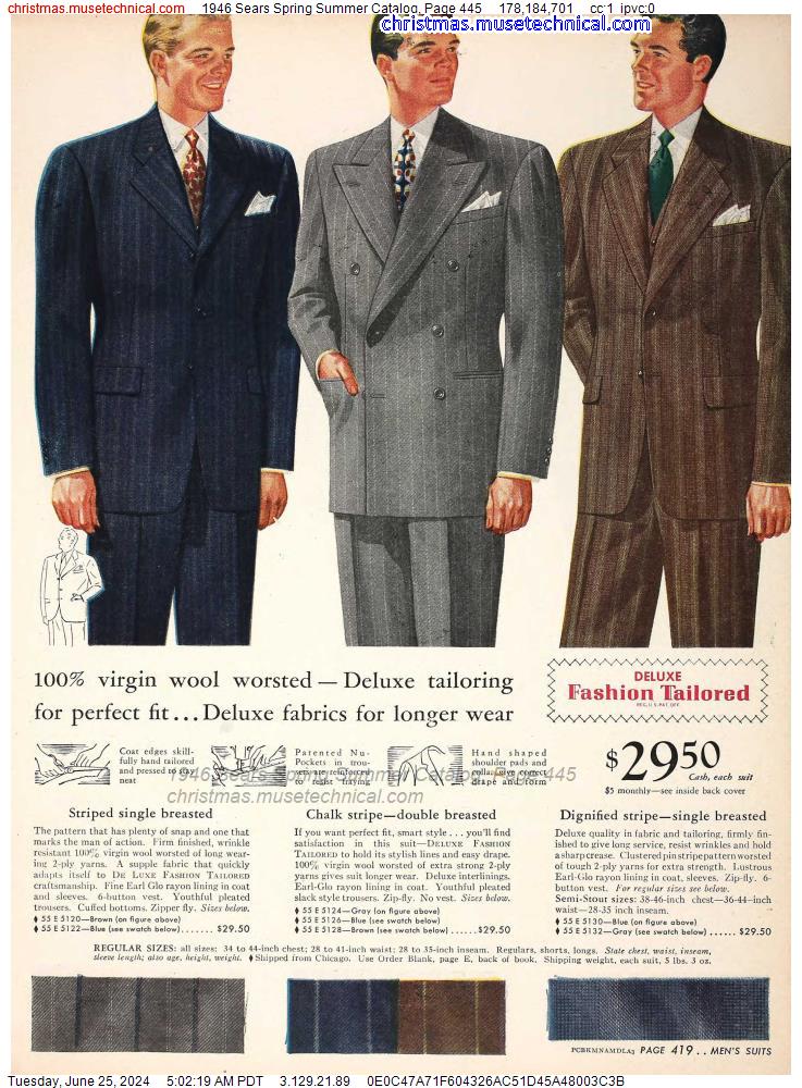 1946 Sears Spring Summer Catalog, Page 445