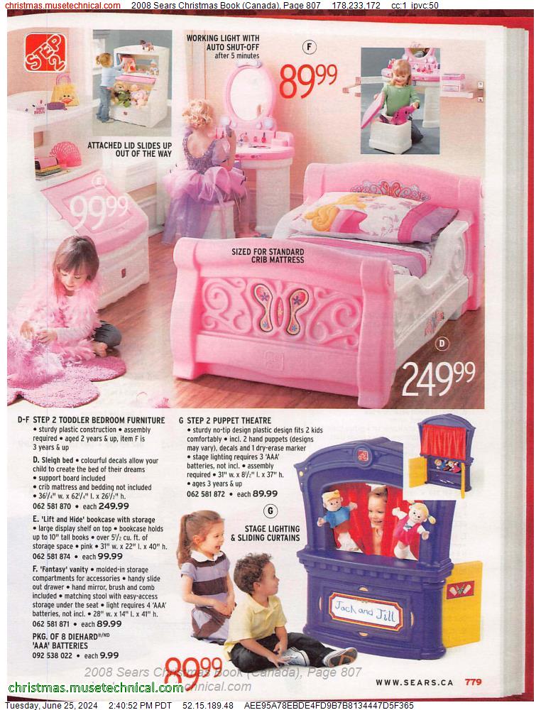 2008 Sears Christmas Book (Canada), Page 807