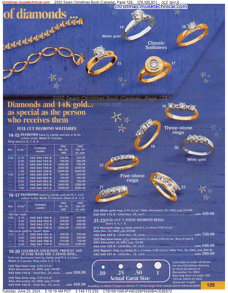 2002 Sears Christmas Book (Canada), Page 129
